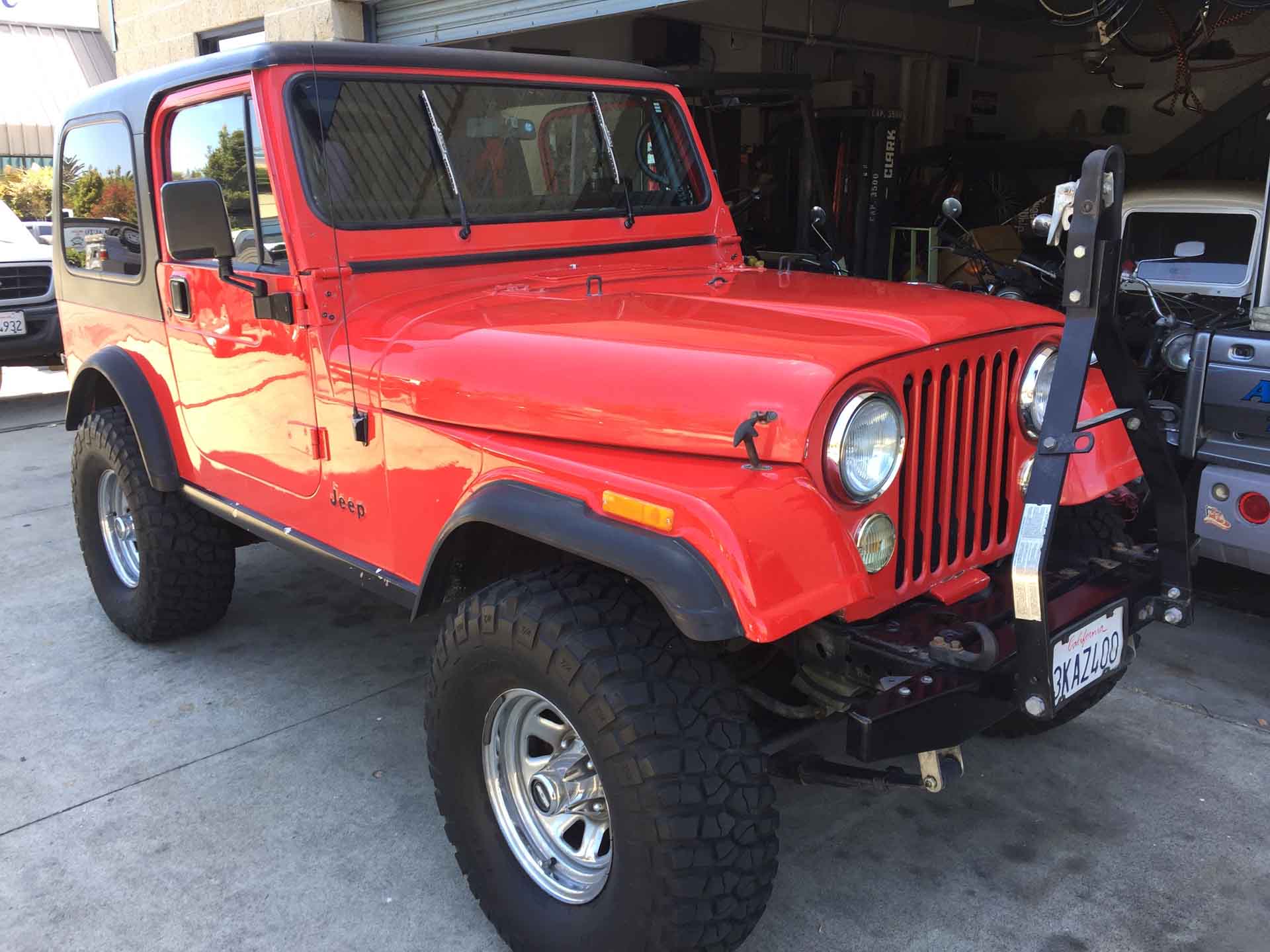 Jeep after detailing