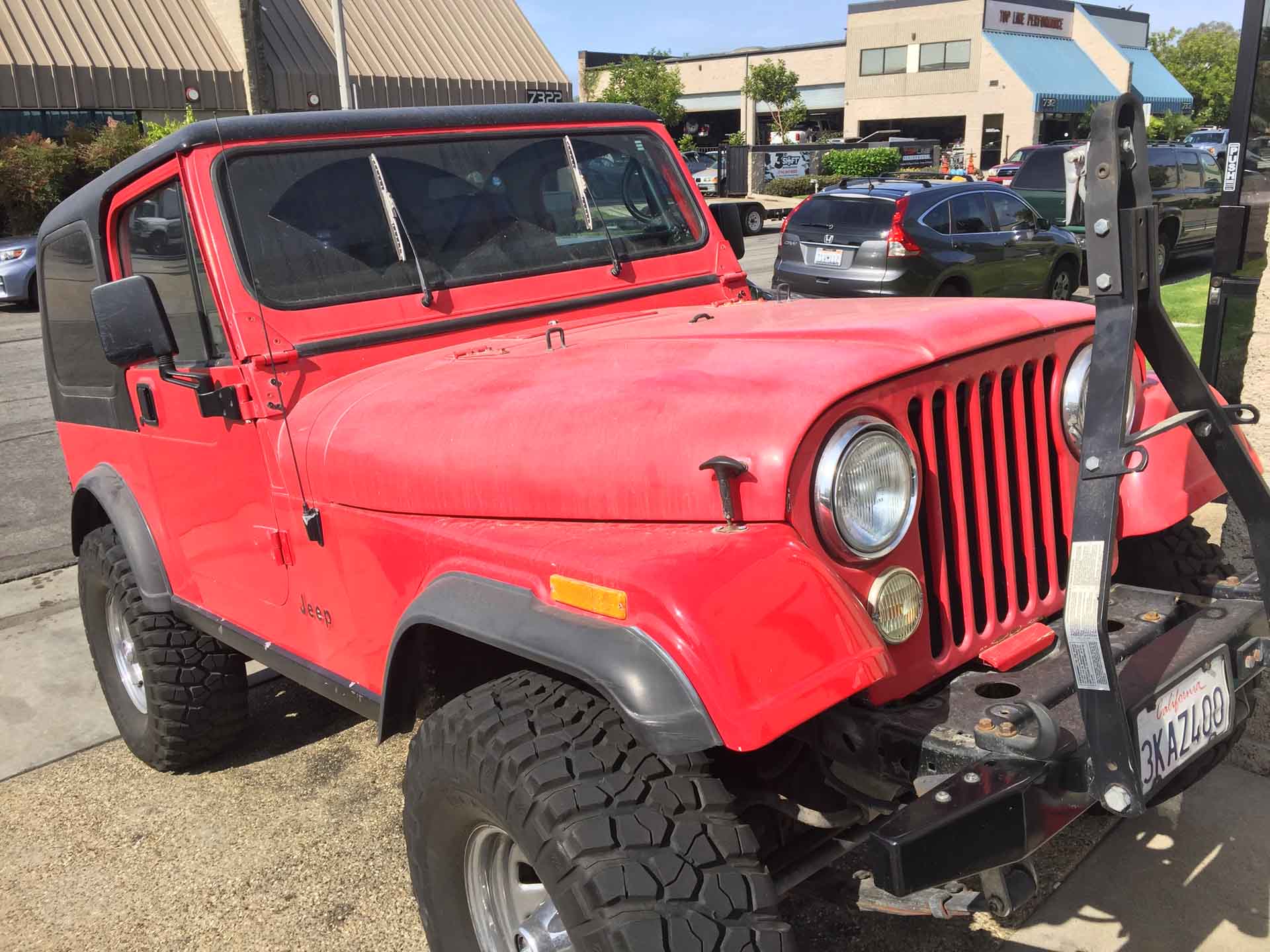 Jeep before detailing